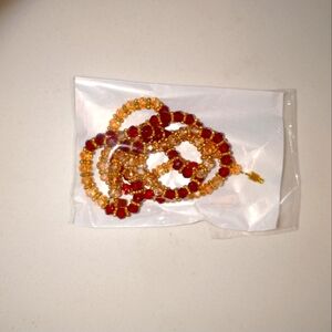 Indian red and gold choker or child necklace